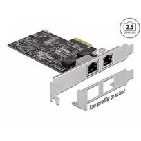 Delock PCI Express x2 Card to 2 x RJ45 2.5 Gigabit LAN RTL8125 LAN Adapter 89530