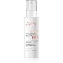 Avène Hyaluron Activ UV Triple Efficacy Anti-Aging Fluid apsauginis fluidas su hialurono rūgštimi SPF 50 40 ml