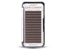 LENA LASHES Professional Volume C 0.07 MIX blakstienos, rudos