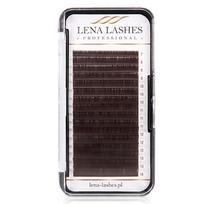 LENA LASHES Professional Volume D 0.07 MIX blakstienos, rudos