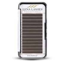 LENA LASHES Professional Volume C 0.07 MIX blakstienos, rudos
