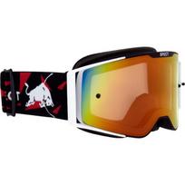 Motocross Goggles Red Bull Spect Torp, Matte Black/White, Red Mirrored Lens