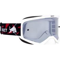 Motocross Goggles Red Bull Spect Evan, White, Smoke/Silver Lens