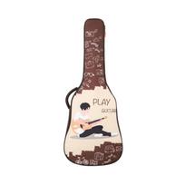Dėklas akustinei gitarai Hard Bag B-1913-41 Coffee