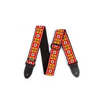 Gitaros diržas Dunlop Jacquard Avalon Red