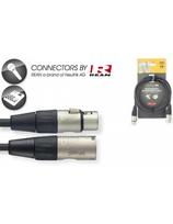 Mikrofoninis laidas Stagg NMC3R XLR/m - XLR/f 3m