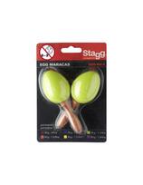 Plastikiniai marakasai Stagg EGG-MA S/GR (2 vnt.)