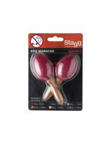 Plastikiniai marakasai Stagg EGG-MA S/RD (2 vnt.)