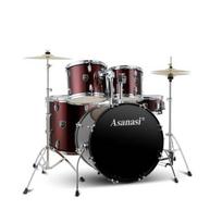 Būgnų komplektas Asanasi Q900-Red + lėkštės