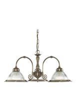 Pakabinamas šviestuvas SEARCHLIGHT American Diner, E27, 3 x 60W, 230V, 620 x 620 x 280 mm, maksimalu