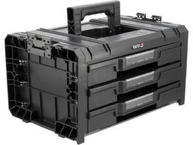 Įrankių dėžė Yato YT-08974, 45 cm x 32 cm x 24 cm, 4.5 l, juoda sp.