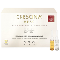 Plaukų slinkimui ir atauginimui vyrams CRESCINA TRANSDERMIC 500, (20+20) 40vnt.