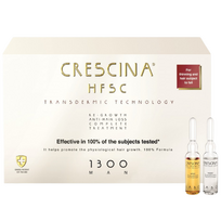 Plaukų slinkimui  ir atauginimui vyrams CRESCINA TRANSDERMIC 1300, (20+20) 40vnt.
