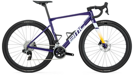 Žvyro dviratis BMC Kaius 01 Three Rival AXS 28", violetinis/baltas