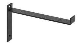 Lentynos laikiklis Dolle Lip, 200x130 mm, juoda