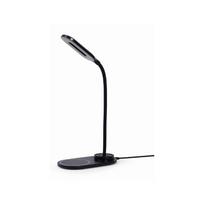 Gembird TA-WPC10-LED-01 Desk lamp with wireless charger, Black | Cold white, warm white, natural 2893-7072 K | Phone or tablet with built-in Qi wireless charging