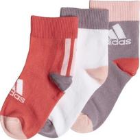 Adidas Kojinės LK Ankle S 3PP Red White Purple