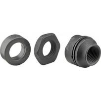 Konusas, poveržlės ir veržlė stebulei Shimano FH-RM66 (kairė)