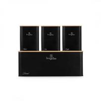 3 konteinerių ir duoninės rinkinys BerlingerHaus BH-8903 Juoda
