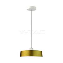 Pakabinamas šviestuvas 7W pakabinamas LED šviestuvas V-TAC, Ø340, aukso spalva, metalas / akrilas, 3000K (šiltai balta)