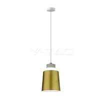 Pakabinamas šviestuvas 7W pakabinamas LED šviestuvas V-TAC, Ø120, aukso spalva, metalas / akrilas, 3000K (šiltai balta)