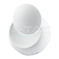 V-tac 5W LED sieninis šviestuvas, baltas, 4000K