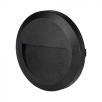 V-tac 2W LED paviršinis šviestuvas, juodas, 3000K, IP65