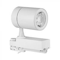 V-tac 35W LED šviestuvas į bėgelius, baltu korpusu, 6400K