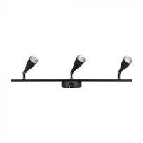Lubinis šviestuvas V-tac 3x4,5W LED sieninis/paviršinis šviestuvas, juodas, 3000K