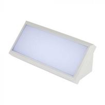 Sieninis šviestuvas V-tac 12W LED sieninis lauko šviestuvas, baltas, 6400K