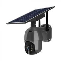 V-tac Valdoma HD 2MP WiFi apsaugos kamera, juoda, su judesio davikliu ir saulės baterija