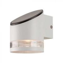 V-tac 1W LED sieninis lauko šviestuvas su saulės baterija ir judesio davikliu, baltas, 3000K, IP54