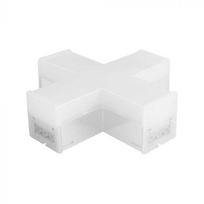 V-tac 12W LED X formos linijinio šviestuvo sujungimas, baltas, 6500K