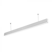 V-tac 40W LED linijinis pakabinamas šviestuvas, sidabro sp., 6400K