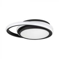 Lubinis šviestuvas 24W LED paviršinis šviestuvas, juodas, 4000K