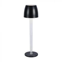 V-tac 3W LED įkraunamas stalo šviestuvas, juodas, 3000K, dimeriuojamas