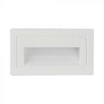 V-tac 3W LED įleidžiamas šviestuvas laiptams, baltas, 3000K, IP65
