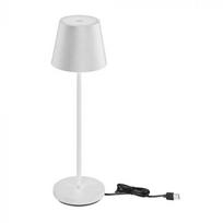 V-tac 1,5W LED įkraunamas stalo šviestuvas, baltas, 3000K, dimeriuojamas, IP54