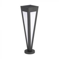 V-tac 2W LED įkraunamas lauko šviestuvas su saulės baterija, juodas, 3000K, IP65