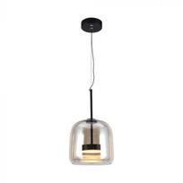 V-tac 6W LED pakabinamas šviestuvas, gintaro/juodos sp., 3000K