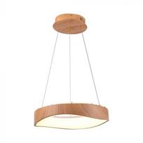 V-tac 18W LED pakabinamas šviestuvas, medienos/baltos sp., 3000K