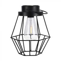V-tac 0,5W LED įkraunamas šviestuvas su saulės baterija, juodas, 2700K, belaidis