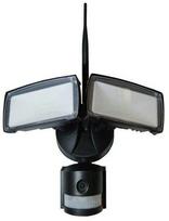 18W LED juodas prožektorius su judesio davikliu V-TAC (SMD LED), WIFI, kamera, 6000K