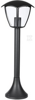 V-tac Pastatomas lauko šviestuvas, juodas, aukštis 60cm, IP44, E27 cokolis