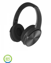 Bluetooth ausinės V-TAC, juodos spalvos.