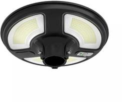 V-tac 7,5W sodo šviestuvas su judesio davikliu, 6500K, IP65, su 15W saulės baterija, juodas. Valdomas RF, su laikmačiu.
