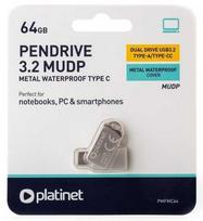 Atmintinė Platinet Metal UDP 64GB USB 3.2 + Type-C
