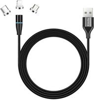 „ColorWay“ laidas 3in1 USB – „Lightning“, „microUSB“ ir USB-C, 1 m, QC, magnetinis