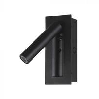 V-tac 2W LED įleidžiamo montavimo sieninis šviestuvas, juodas, 3000K, CREE LED chip