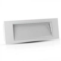 3,8W LED evakuacinis šviestuvas, baltos/juodos sp., 6000K, CREE LED chip